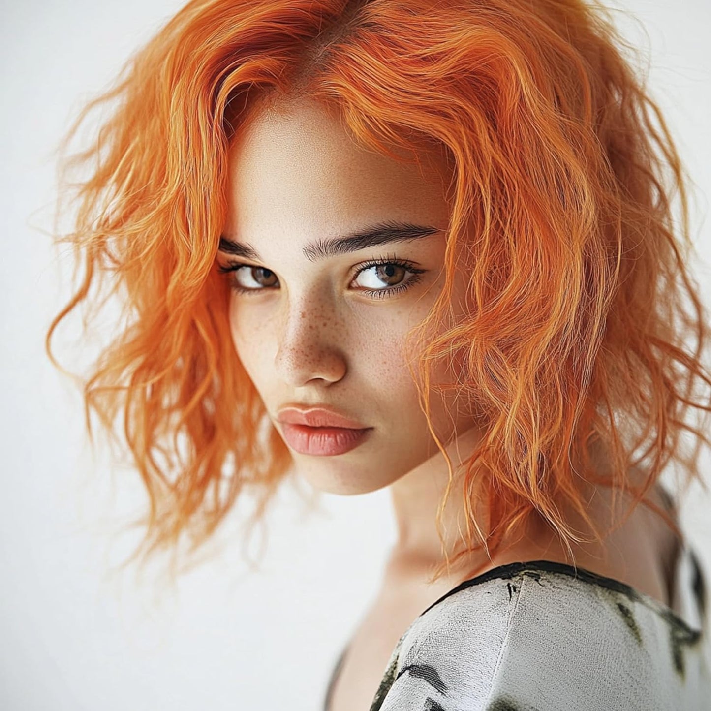 Orange Temporary Hair Dye Wax Natural Instant Hair Color Wax Pomades 4.23 oz,Hair Styling Clay for Party, Cosplay, Halloween,Christmas