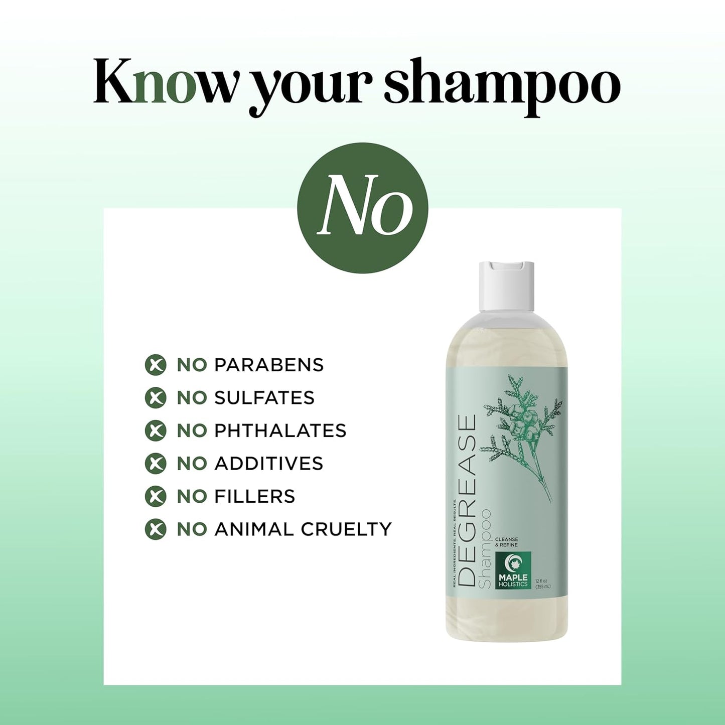 Clarifying Shampoo for Oily Hair and Scalp - Degrease Deep Cleansing Shampoo Build Up Remover with Rosemary Oil for Greasy Hair & Scalp - Vegan Color Safe Sulfate Paraben & Cruelty Free (12 Fl Oz)