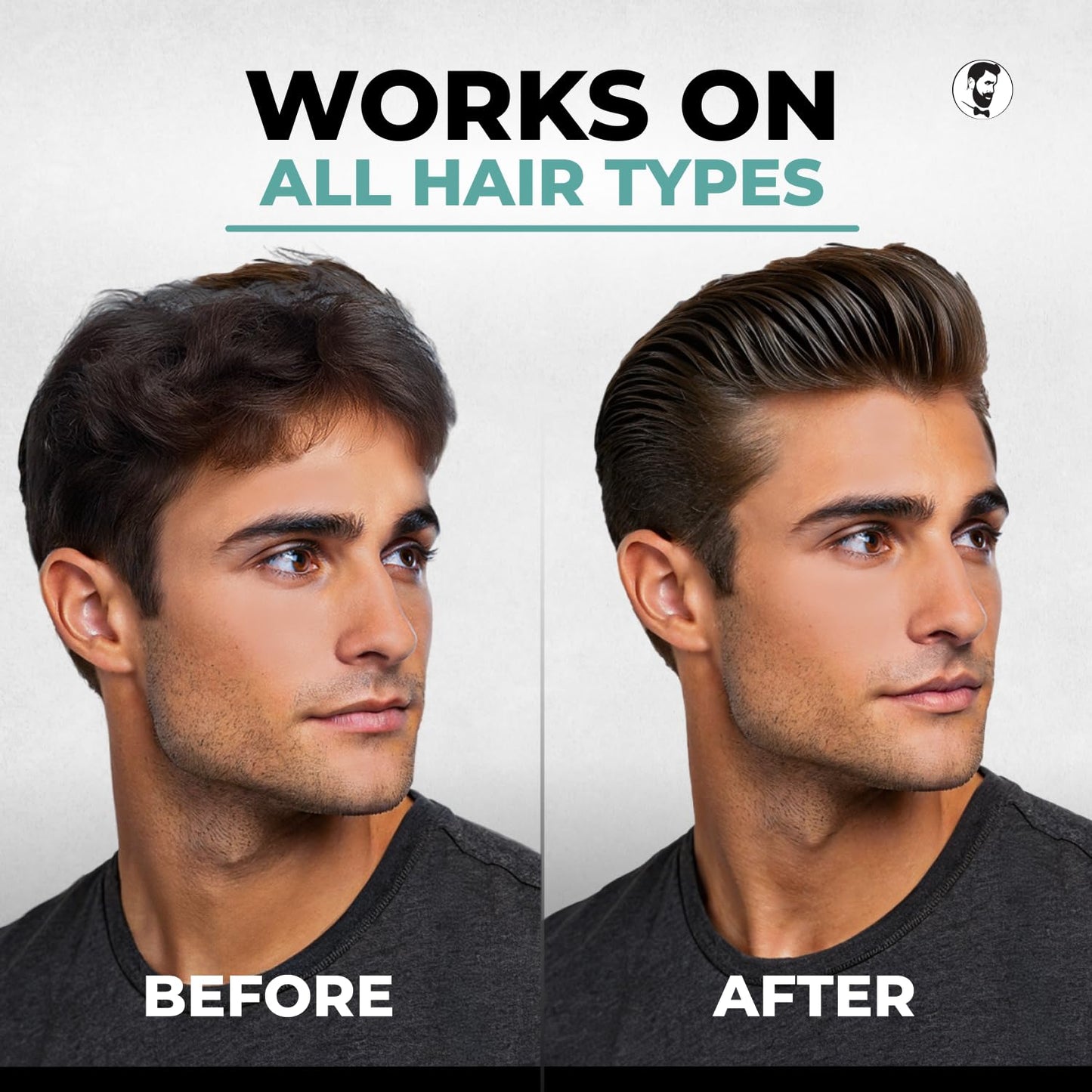 Gentlemen Republic 32oz Refined Hair Gel for Men - Provides 24 Hour High Hold & Shine - Premium Mens Hair Styling Products with No Beeswax, Alcohol, Parabens & Humidity Resistant