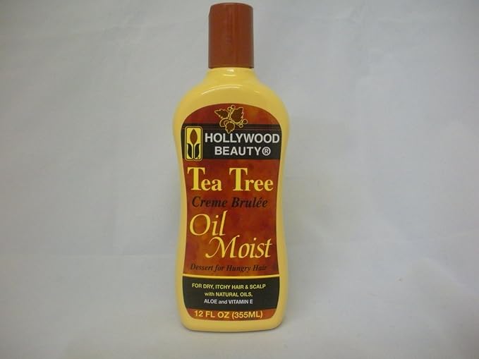 Hollywood Holly Wood Beauty Tea Tree Oil Moist for Dry, Itchy, & Scalp W/natural Oils, 12 Oz