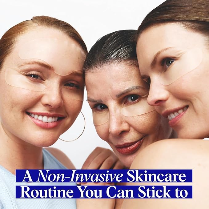 Wrinkles Schminkles Silicone Anti-Wrinkle Patch Bundle – Forehead Wrinkle Patches & Under Eye Patches – Reusable, Non-Invasive Pads for Fine Lines, Puffiness & Dark Circles