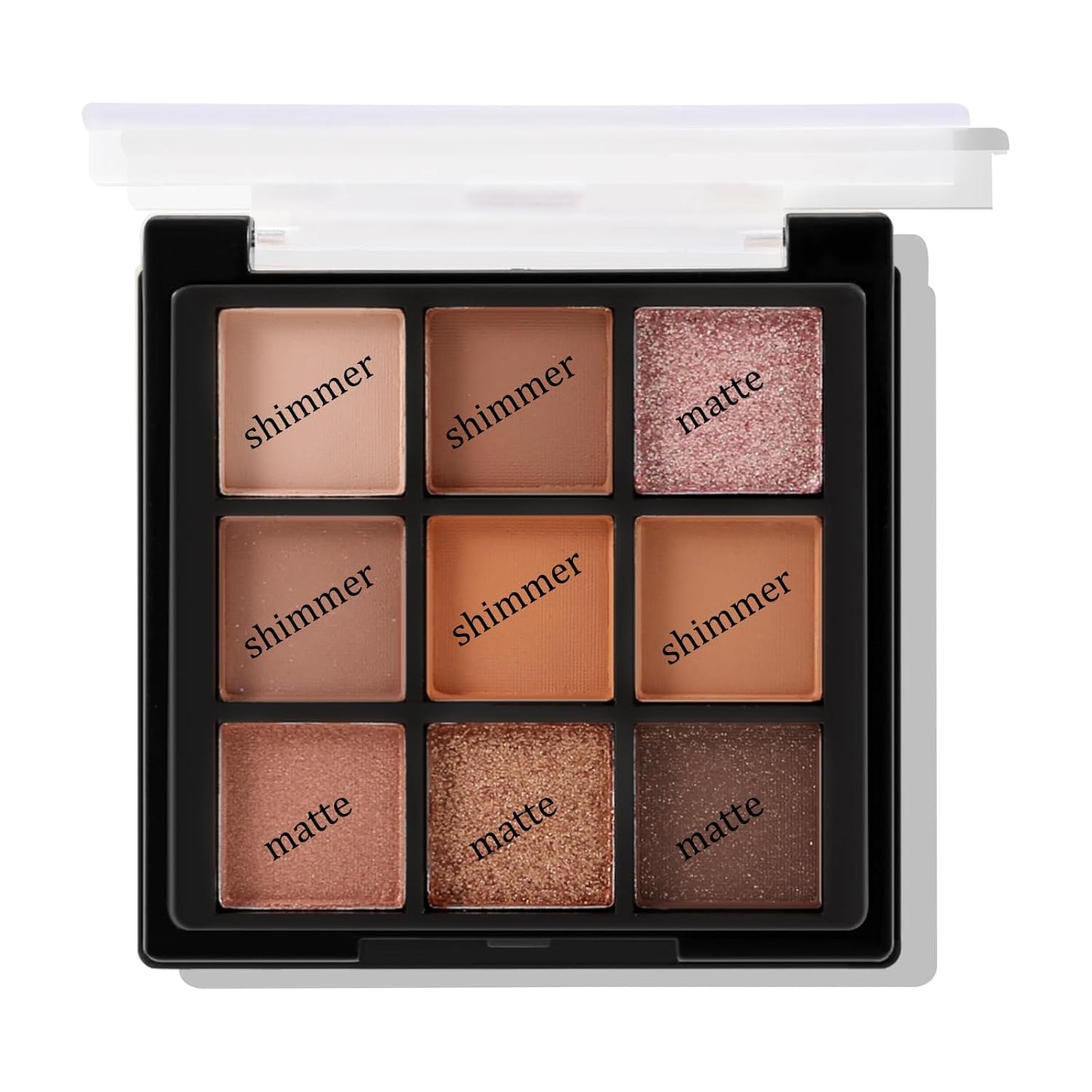 Boobeen Nude Eyeshadow Palette - Matte and Shimmer Makeup, Highly Pigmented Creamy Eye Shadow Powder, Create a Neutral Eye Look, Long Wearing