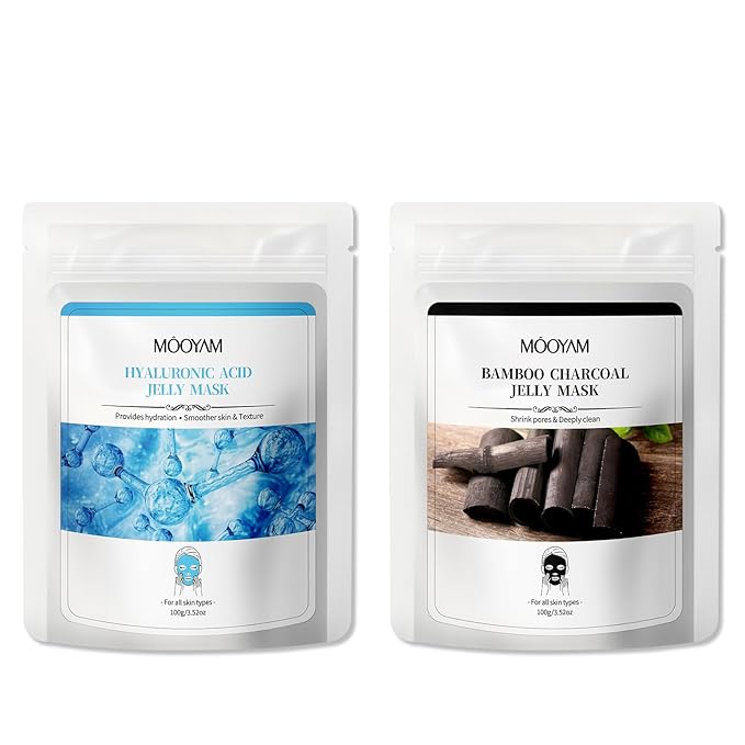 Peel-Off Jelly Mask Hydrating Cleaning Mask Spa Easy DIY Home Spa, Hydrating Icy Jelly Mask For Skin HYALURONIC+BC