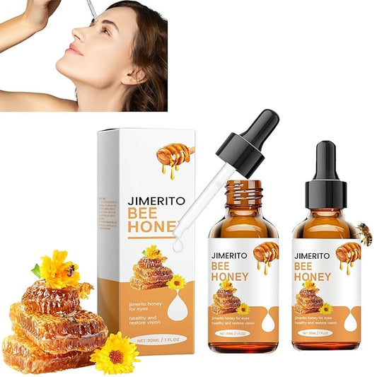 Ximonth Jimerito Honey for Eyes - Jimerito Honey Eye Drops - Botanical Extracts and Honey, Moisturizes, Relieves Dryness and Nourishes Eyes, Eye Care Drops 1 oz (2PC)
