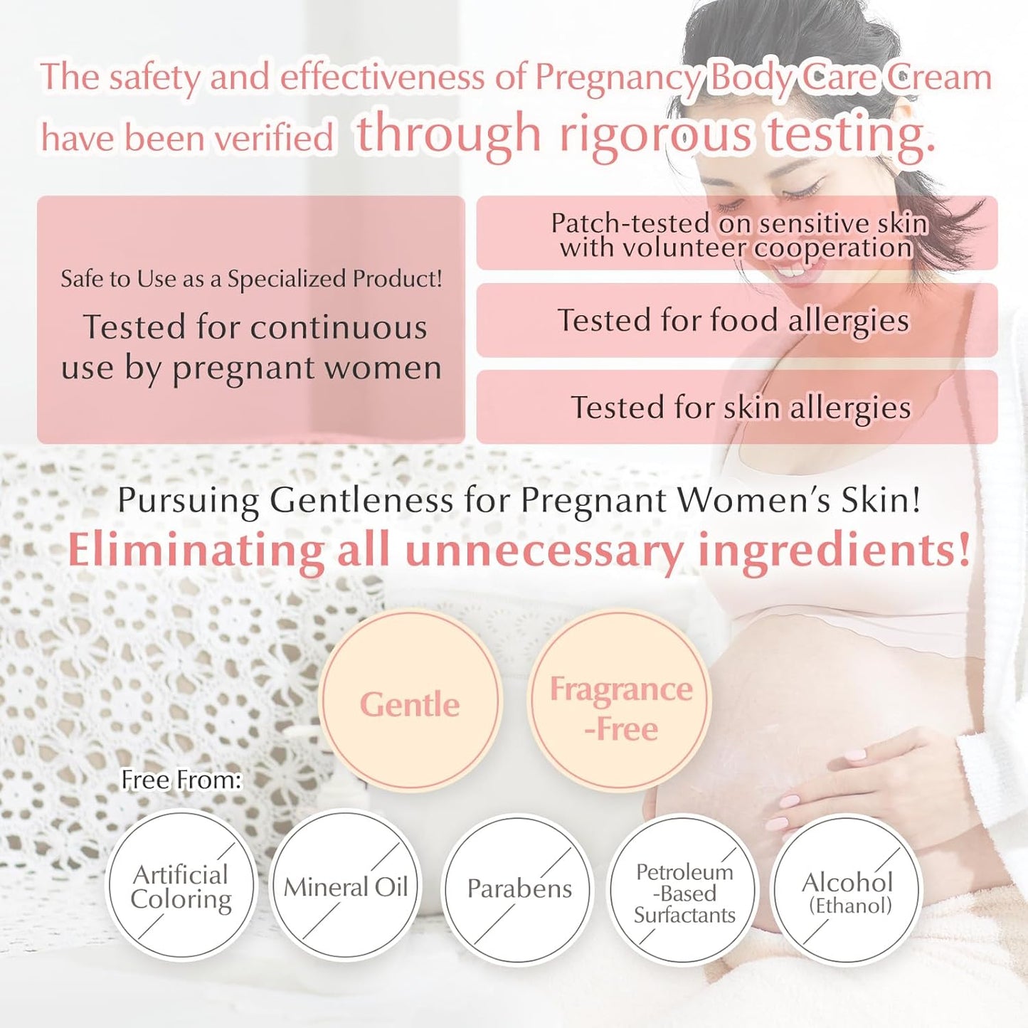 Mama&Kids Natural Mark Cream 16.58 oz (470g), Stretch Mark Cream For Pregnancy, A moisture-rich cream, Pregnancy Skin Care