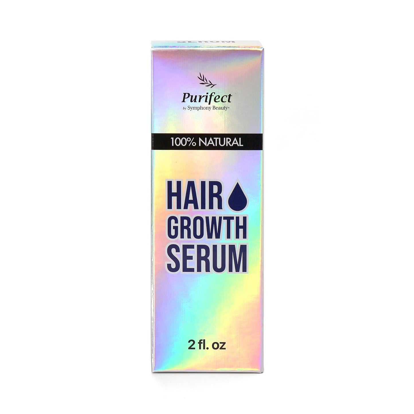 Purifect Hair Growth Serum for Shinier, Thicker, Stronger Hair with Botanical Oil for Hair Loss – Made in USA – Safe for Dry, Damaged, Treated & Relaxed Hair, Strengthens Strands Naturally, 2 fl oz