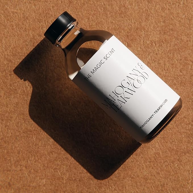 Mahogany & Teakwood Oils for Diffuser - HVAC, Cold-Air, & Ultrasonic Diffuser Oil Inspired by Abercrombie & Fitch - Essential Oils for Diffusers Aromatherapy - 8.5 fl oz, 250 mL