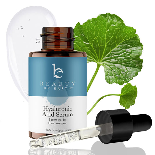 Hyaluronic Acid Serum for Face - USA Made with Natural & Organic Ingredients, Hydrating Anti Aging Face Serum, Softens and Smoothes Dry & Sensitive Skin, Fragrance Free Day & Night Facial Serum