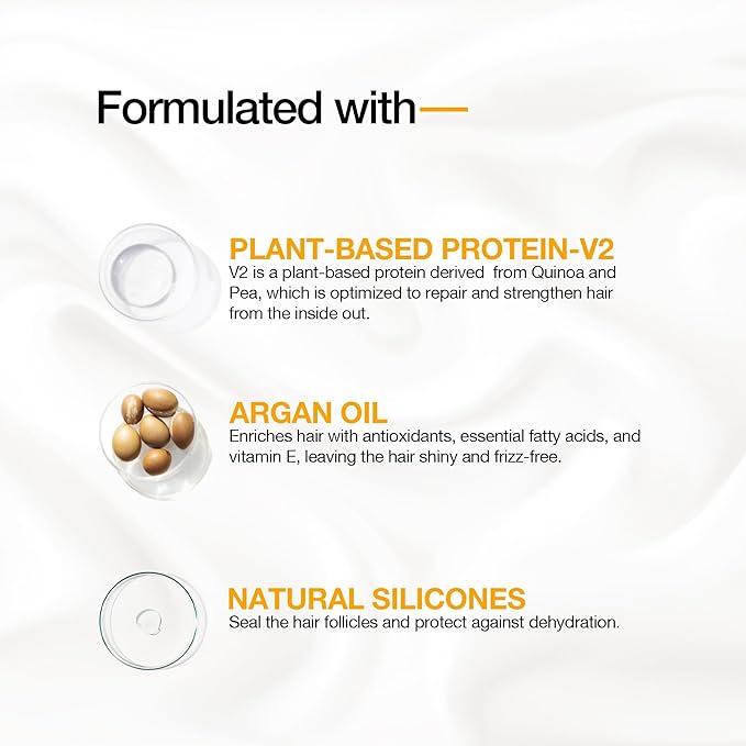 GK HAIR Hair Oil Keratin Treatment Serum Argan Oil Lightweight Formula For Frizz Control Heat Protection Add Shine Repair Dry Damaged Hydrating Sulfate Free All Hair Types Men Women 1.69 Oz