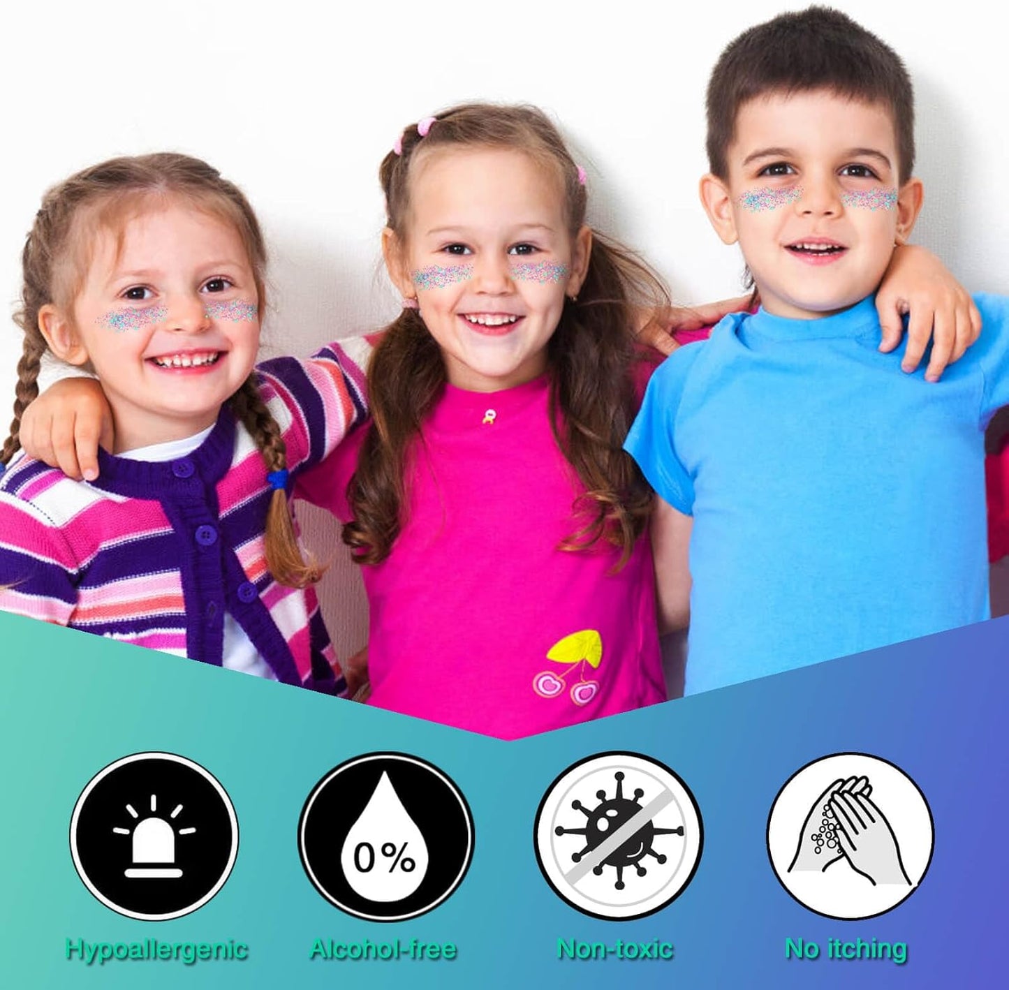 Pamnify Light Purple Face Glitter Gel,Purple Mermaid Costume Hair Glitter,Mardi Gras Outfit for Women,Singer Concerts Festival Body Glitter,Sparkling Sequins Face Glitter Makeup