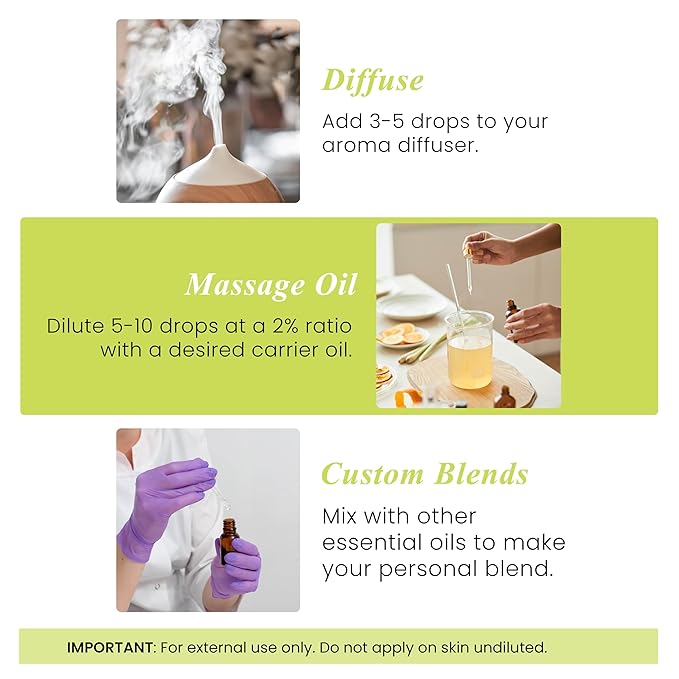 Handcraft Blends Citronella Essential Oil - 1 Fl Oz - 100% Pure and Natural - Premium Grade Essential Oil for Diffuser and Aromatherapy