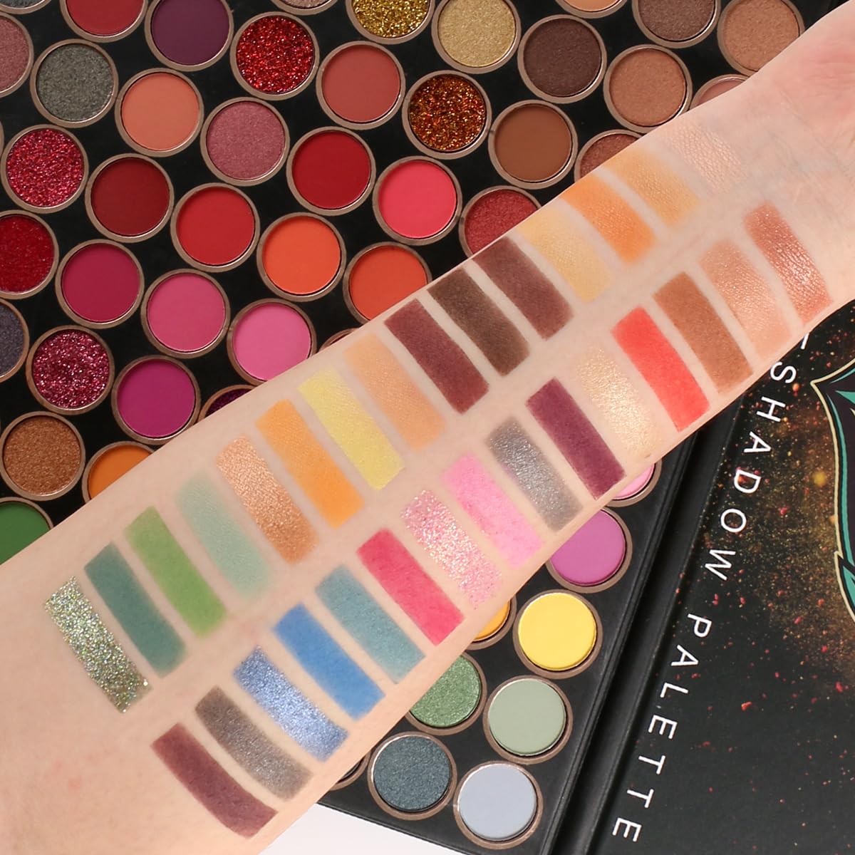 Eyeshadow Palette 108 Color Highly Pigmented Matte Shimmer Metallic Professional Eyeshadow Makeup Palette Long Lasting Blendable Waterproof Eye Shadow Cosmetics Kit