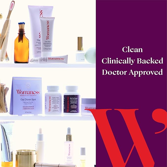 Womaness Plump It Up Retinol Serum – Roll-On Hydrating Face Serum for Women w/Hyaluronic Acid & Collagen Boosting Retinol – Anti Aging for Fine Lines, Wrinkles & Smoothing Ceramide NG Skin Care 30ml