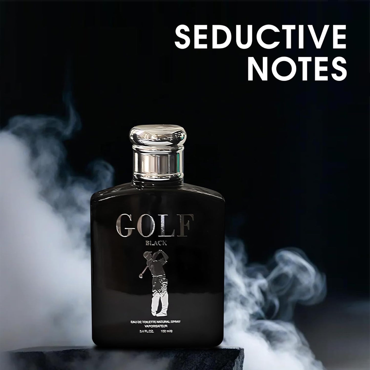 Golf Black Men's Perfume–Exclusive & Bold Fragrance with Citrusy Top Notes,Spicy Heart,and Rich Woody Base 100ML for Sophisticated Occasions