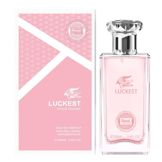 Hybrid & Company Women Luckest Pour Femme Eau De Parfum Vaporisateur Natural Spray 3.4 Fl Oz