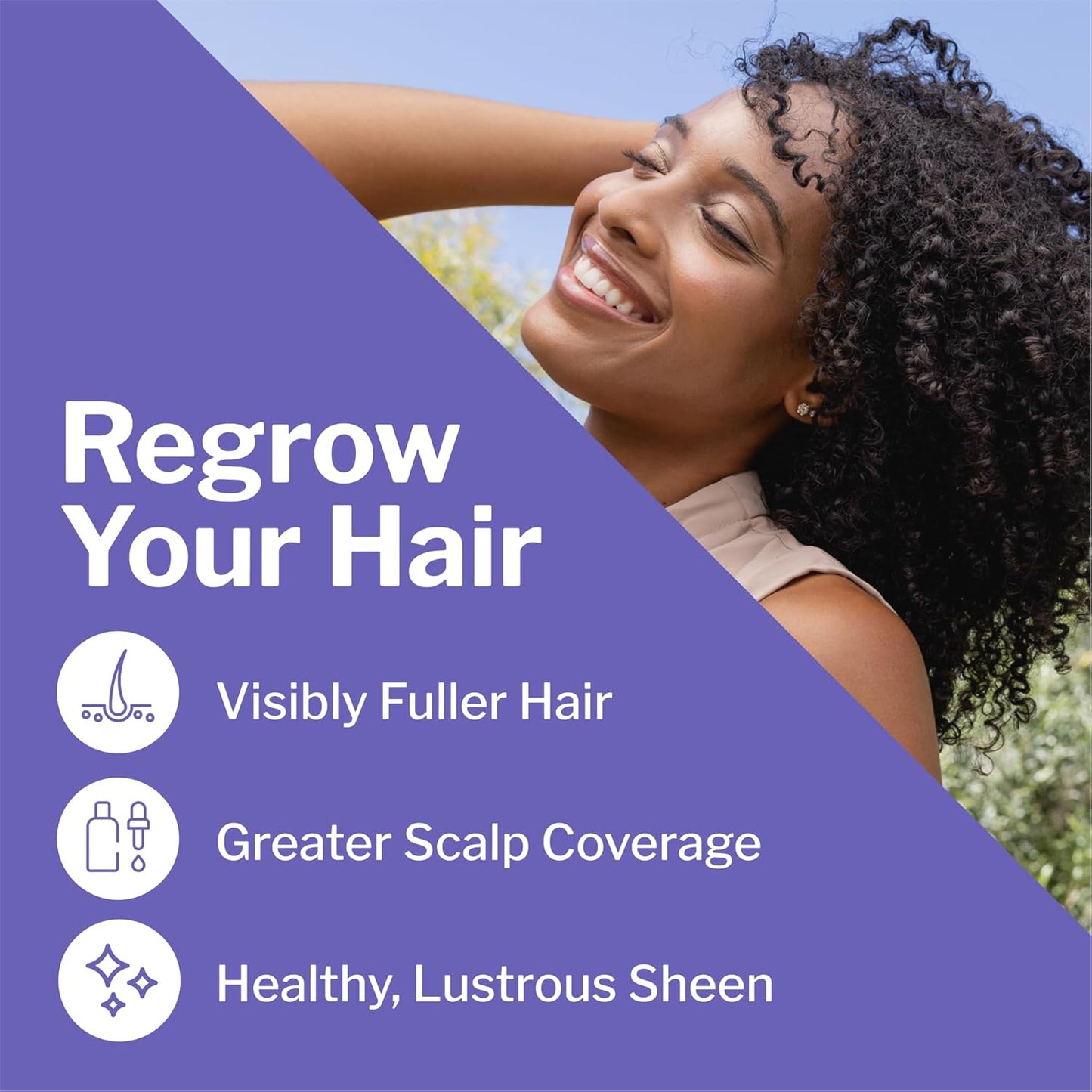 Shapiro MD Hair Growth Experts Minoxidil 2% Topical Solution for Women, Serum Promotes Hair Regrowth by Reactivating Hair Follicles (3 Month)