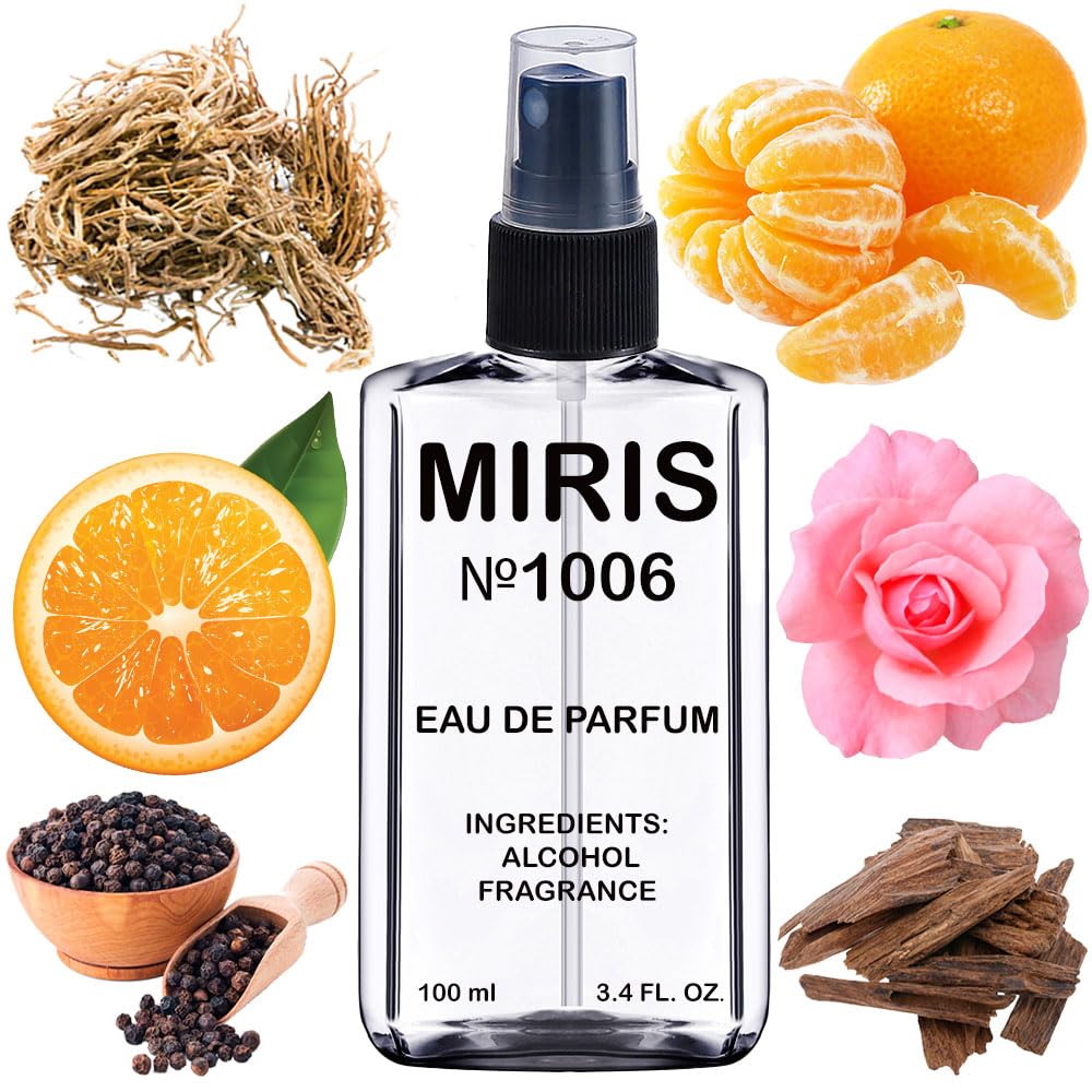 MIRIS No. 1006, Inspired by Aoud Sense, Long-Lasting Unisex Eau de Parfum for Women & Men, Spray 3.4 Fl Oz / 100 ml
