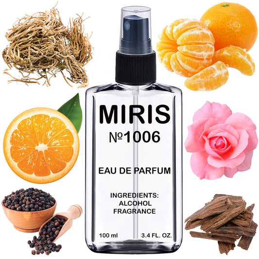 MIRIS No. 1006, Inspired by Aoud Sense, Long-Lasting Unisex Eau de Parfum for Women & Men, Spray 3.4 Fl Oz / 100 ml