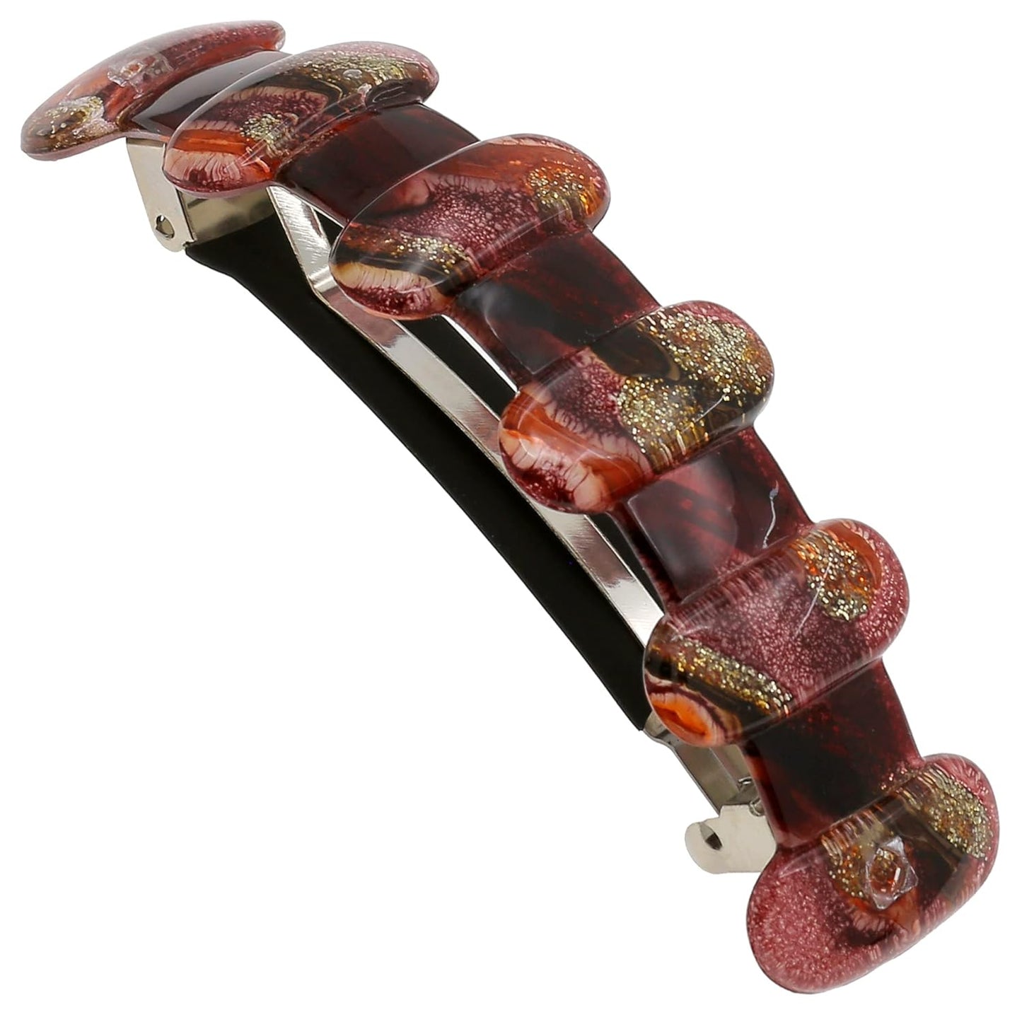 Camila Paris CP3304 French Hair Barrette Clip for Girls for Thick Curly Wavy Long Hair, Strong Hold Grip Hair Clips for Women, Automatic, No Slip Durable Styling Girls Hair Accessories, Made in France