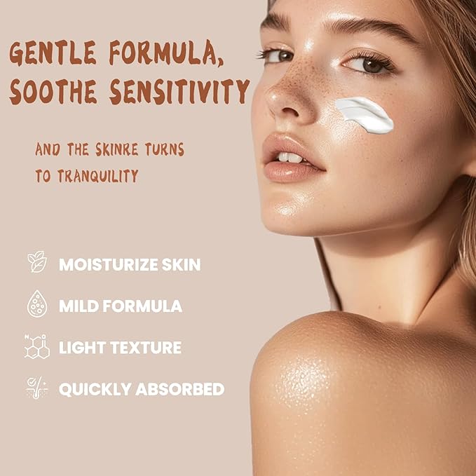 Grass Fed Beef Tallow for Skin Care, Whipped Beef Tallow for Skin, Beef Tallow Face Moisturizer Beef Tallow Cream Natural Organic Moisturizing Cream for Face & Body Lotion Skin Care for Sensitive Skin