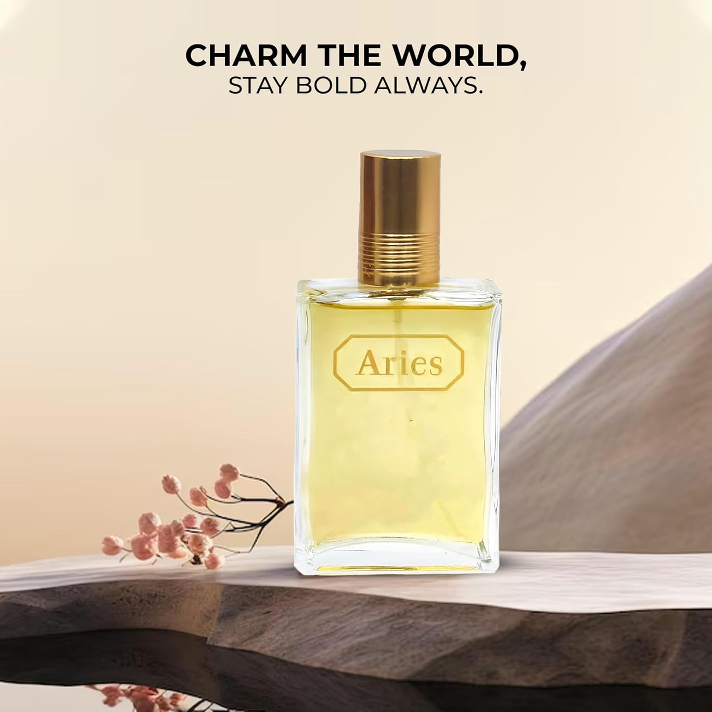 2PCS Valentine Milano/Aries Eau De Toilette for Men-Fresh,Romantic Scent Perfume for Men 3.4 Fl Oz Each Mens Cologne For All Skin Daily Used