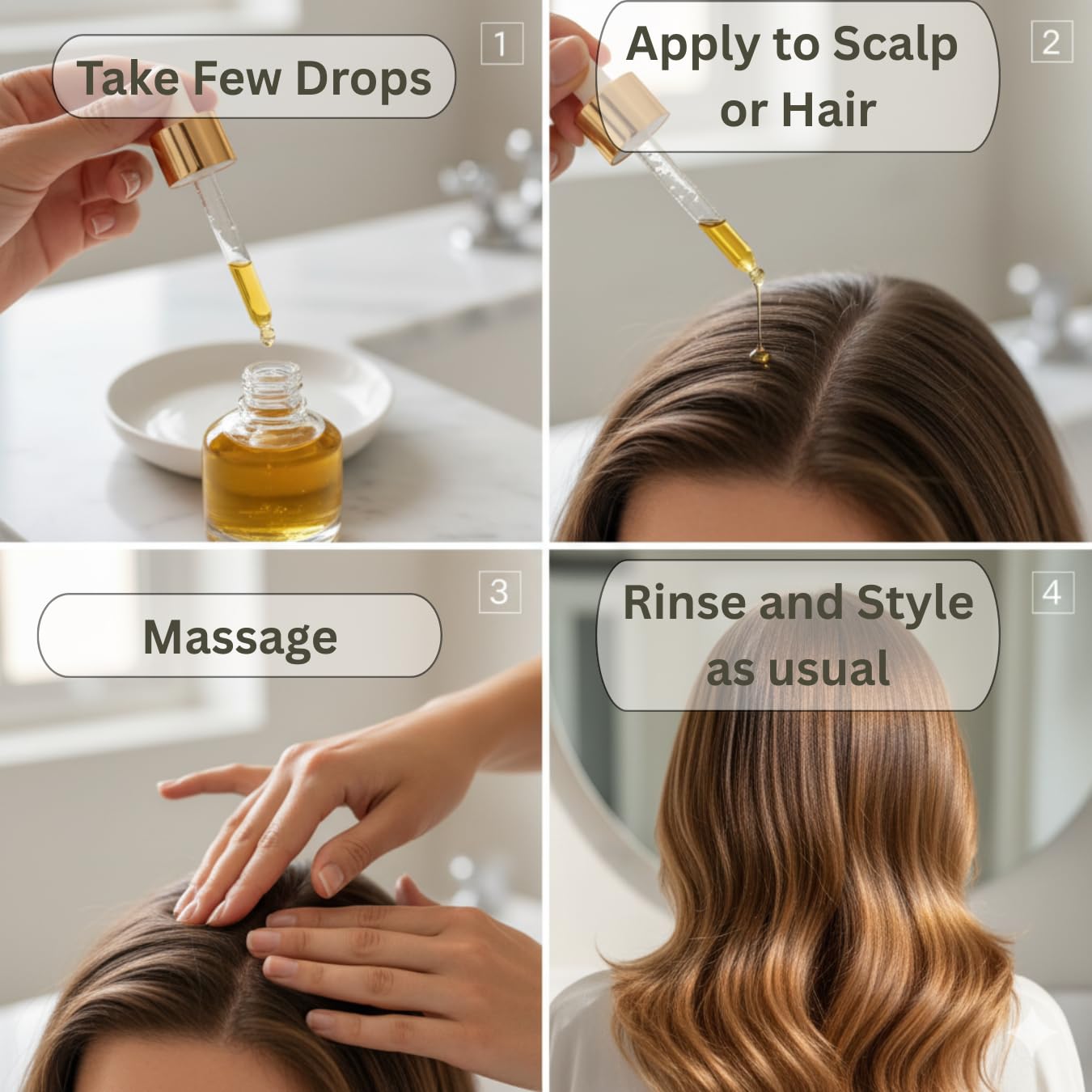 REVATOLOGY Hair Growth Oil for Adults (Made in USA) pre-rinse Formula with 30 Oils and Herbal extracts Reduces Hair Fall, Boosts Regrowth & Strengthens Roots | Cruelty & Chemical Free