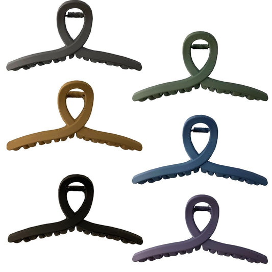 Large Hair Claw Clips Non-Slip Large Claw Hair for Women and Girls, Strong Hold Banana Jaw Clips for women 6 pcs