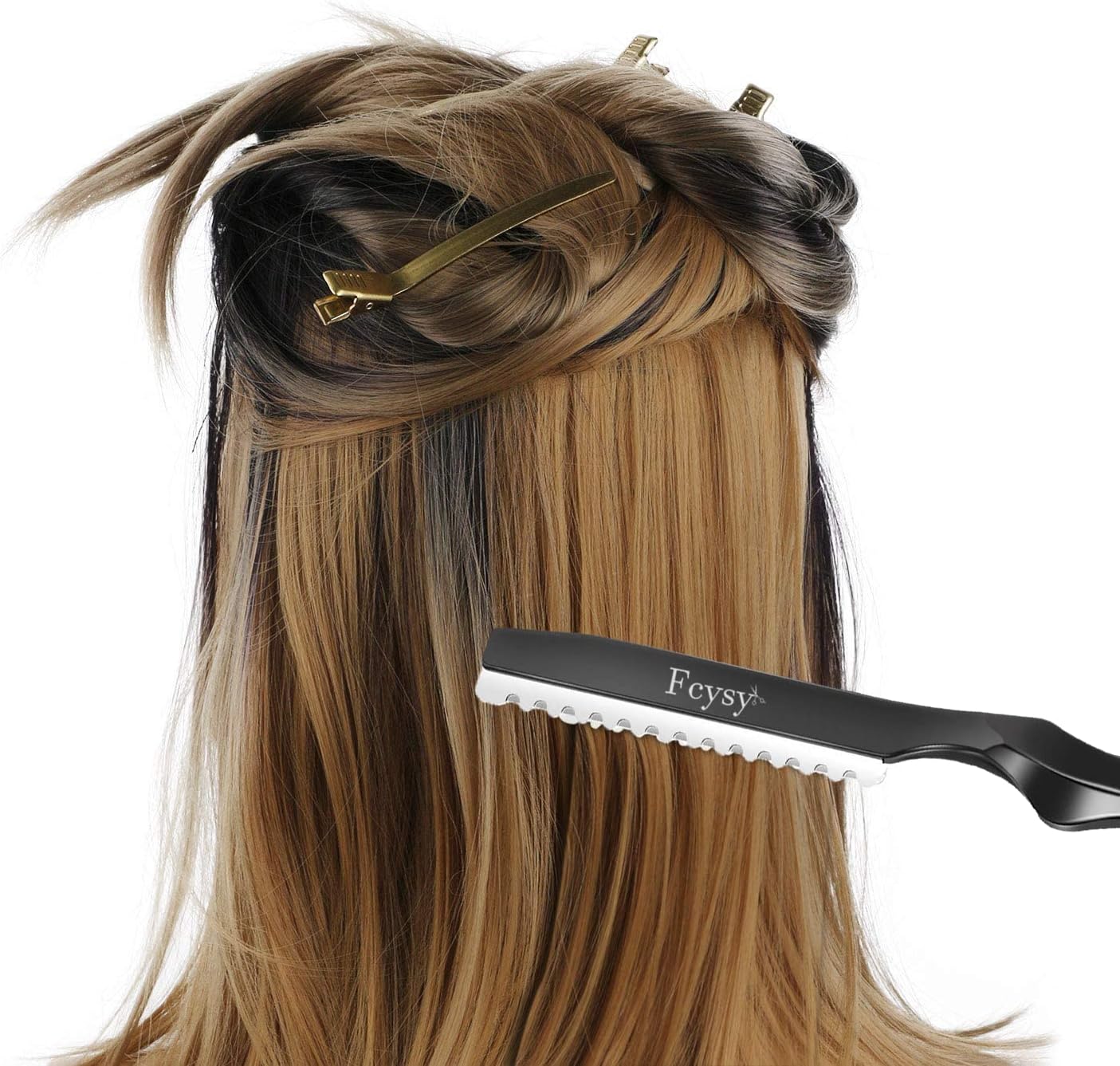 Professional Hair Shears Thinning Scissors Set, Fcysy Barber Shears Hair Cutting Scissors Kit, Hairdresser Trimming Salon Supplies