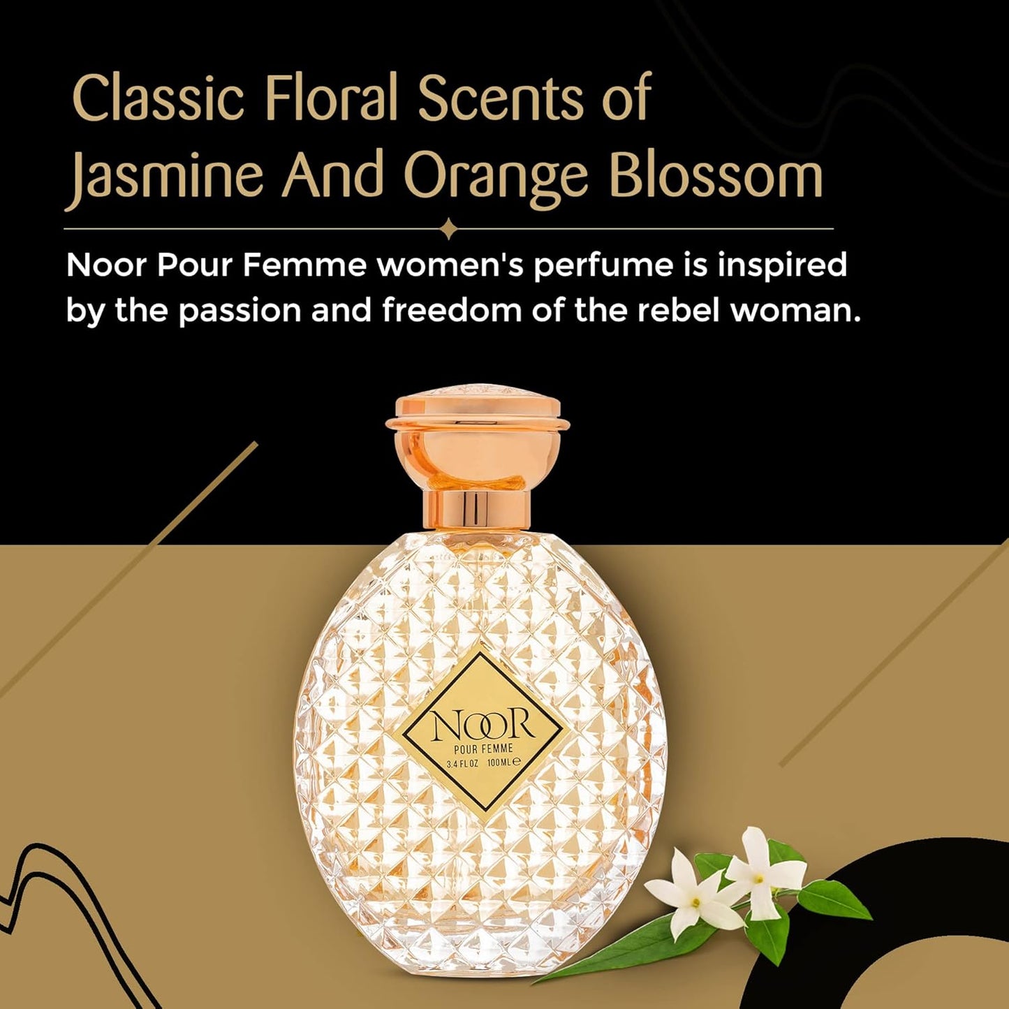 Perfume for Women – INSPIRED by A WORLD RENOWED WOMEN'S PERFUME – Grapefruit, Jasmine, Vanilla, Musk – Fresh, Feminine, Floral, Long-Lasting Eau De Parfum 100ml (3.4 fl oz)