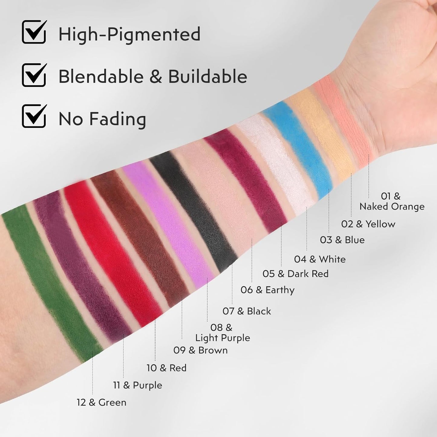 Red Face Body Paint Stick, Matte Lipstick Eye Black Stick Face-Paint Make Up, Long Lasting Waterproof Red Makeup for Halloween Zombie Clown Vampire Joker Devil Costume Cosplay Makeup