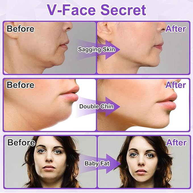 40 Pcs Face Tape Lifting with 8 Pcs Lifting String, Invisible Instant Adhesive Face Lift Tape, Waterproof Hypoallergenic Face Tape for Sagging Skin, Neck, Double Chin, Eye Wrinkles