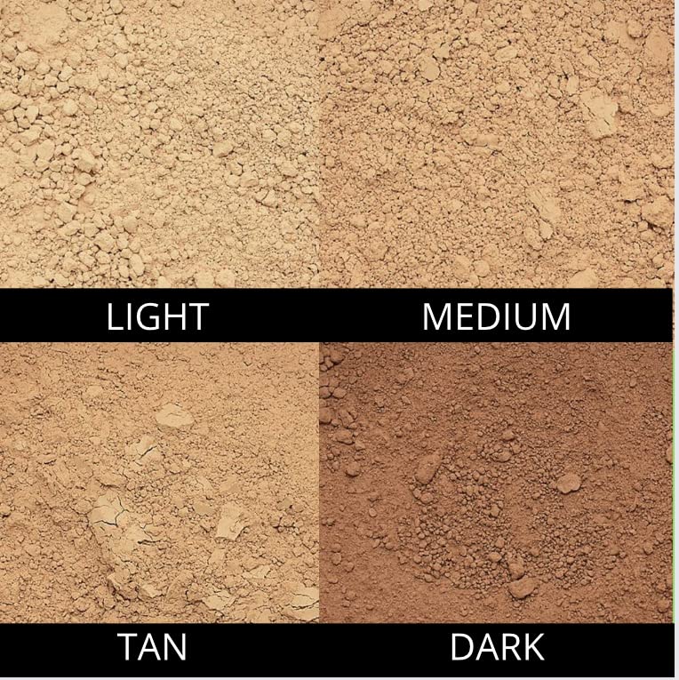 Serious Skincare BELLA ROSE PRO-MINERALS Loose Mineral Powder Makeup Foundation SPF 15 with Goat Hair Application Brush - Sheer to Full Coverage - Luminous Matte Finish - Men and Women - 0.50 oz - Tan