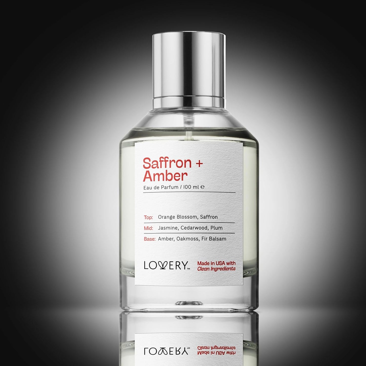 Saffron Amber Perfume for Women & Men, Inspired by B.accarat Rouge 540, Long Lasting Womens Perfumes, Clean Natural Fragrance EDP Spray, 100ml Perfumes for Women, Birthday Gifts for Mom, Made in USA