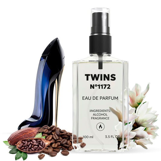 TWINS Impression of Good Girl | Perfume for Women Eau de Parfum | No.1172 | 3.4 Fl Oz / 100 ml