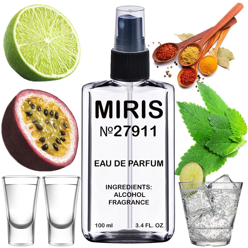 MIRIS No. 27911, Inspired by 212 VIP Men, Long-Lasting Eau de Parfum for Men, Spray 3.4 Fl Oz / 100 ml