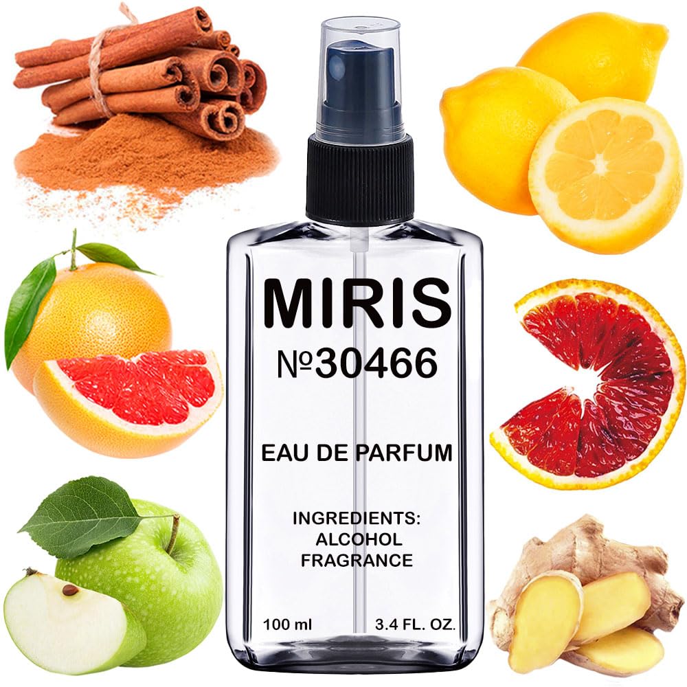 MIRIS No. 30466, Inspired by Bos Bottled Tonic, Long-Lasting Eau de Parfum for Men, Spray 3.4 Fl Oz / 100 ml