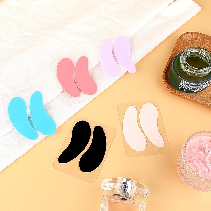 20 PCS Under Eye Patches, Reusable Eye Patches Silicone Patches Under Eye Mask Silicone Eye Patches Reusable Overnight for Dark Circles and Puffiness Effect to Reduce Wrinkles and Fine Lines Colorful