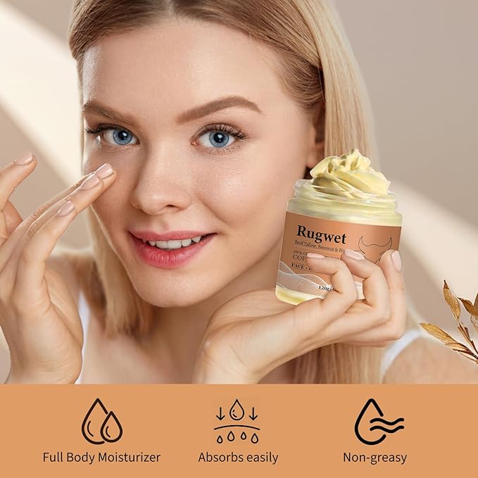 Orangic Beef Tallow for Skin and Face Care, Whipped Moisturizer for Sensitive Skin, 100% Grass Fed Beef Tallow, Natural Body Lotion, Coffee Vanilla - 4.23 fl.oz, 1 Pack