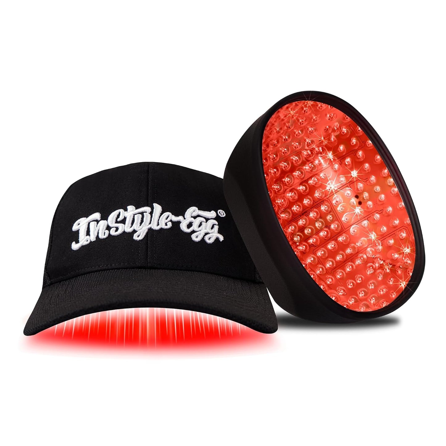 Instyle Egg 280 Cap for Hair Regrowth, Low Level Laser Therapy System for Hair Loss and Regrow Thinning Hair for Men/Women