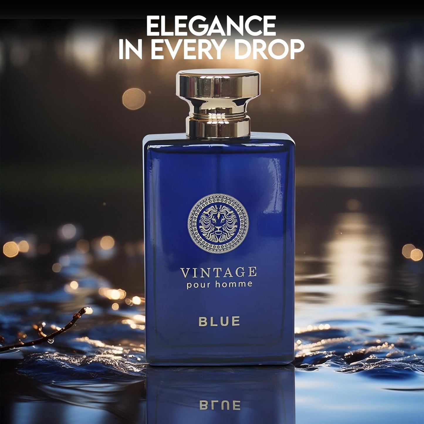 2PCS Valentine Milano/Vintage Blue Eau De Toilette for Men-Fresh,Romantic Scent Perfume for Men 3.4 Fl Oz Each Mens Cologne For All Skin Daily Used