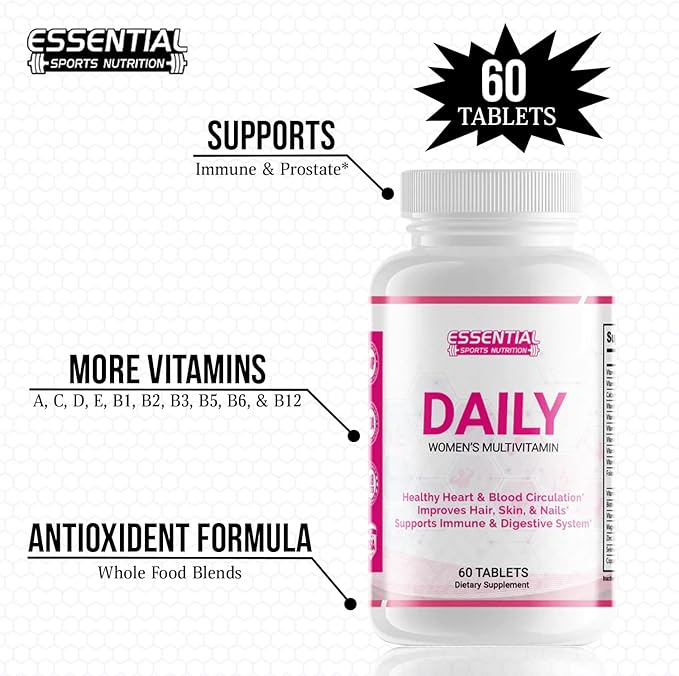 Multivitamins for Women Supplement-Includes Biotin -Vitamin A- Energy and Immune Support, to Improve Blood Circulation, Skin, Hair & Nails