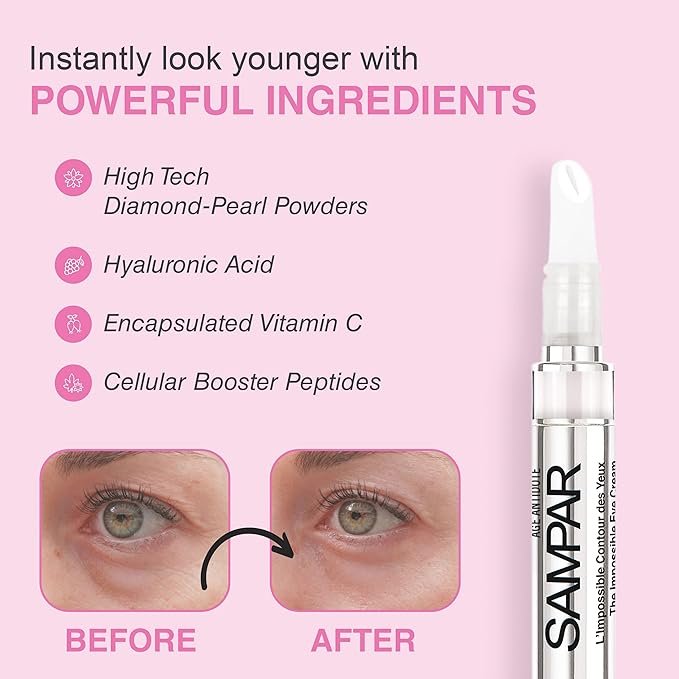 Illuminating Eye Cream - Anti-Aging, Hydrating & Brightening Treatment with Hyaluronic Acid, Vitamin C, and Essential Oils - Reduces Dark Circles, Fine Lines & Puffiness - All Skin Types