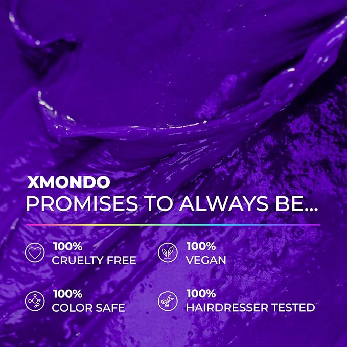 XMONDO Hair Supernova Blonde Toning Reparative Mask, Vegan Formula with Jojoba Oil, Reducing Brassy and Yellow Tones on Blonde, Highlighted, and Gray Hair Colors, 8 Fl. Oz