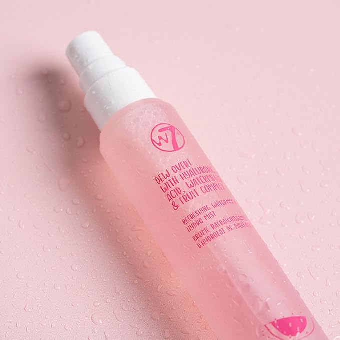 W7 Dew Over! Hydrating Face Mist - Soothing and Refreshing Face Spray for Sensitive Skin