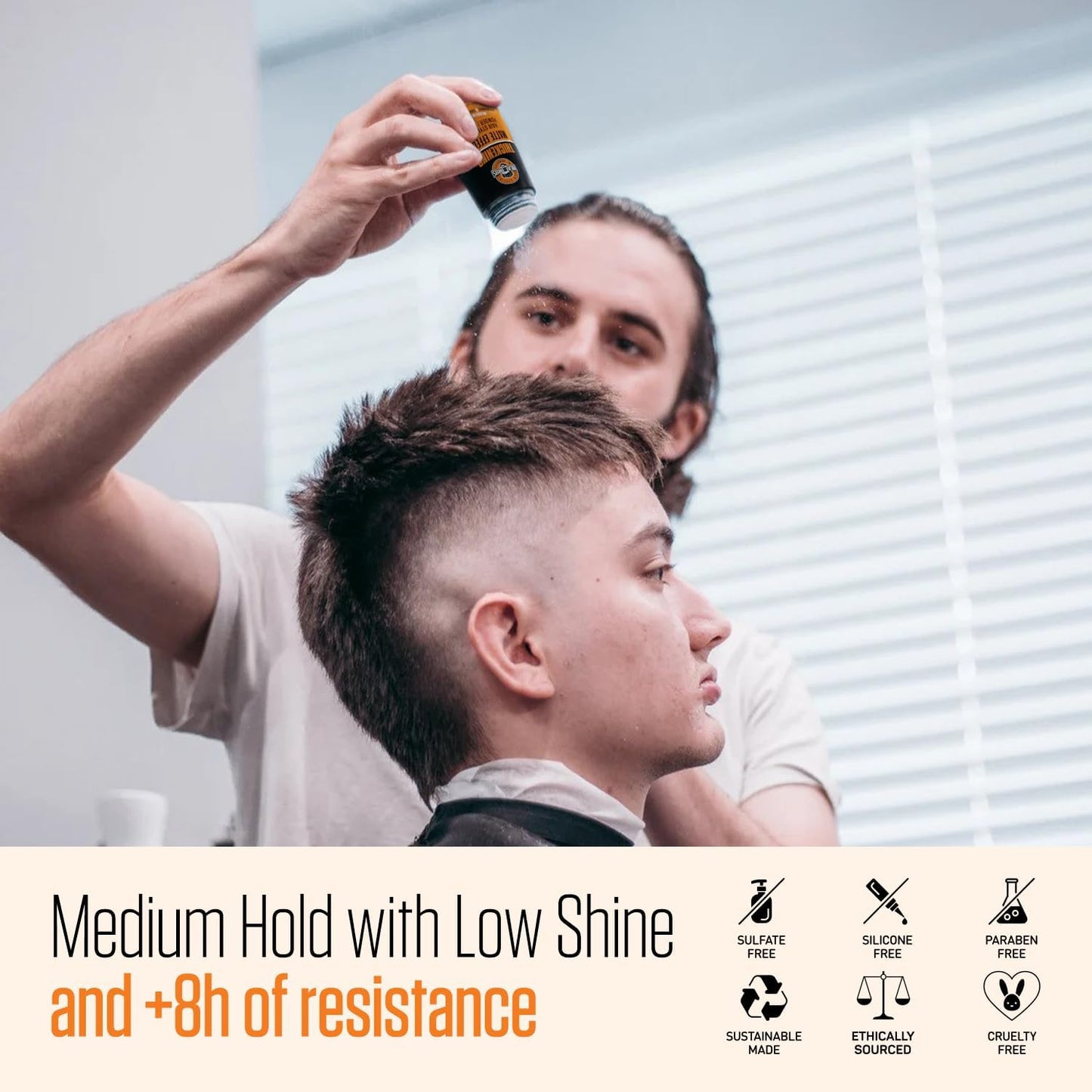 Hair Styling Texture Powder - Medium Hold & Matte Finish - Volumizer with Niacinamide and Saw Palmetto - Styling Powder for All Hair Types - 2 Pack