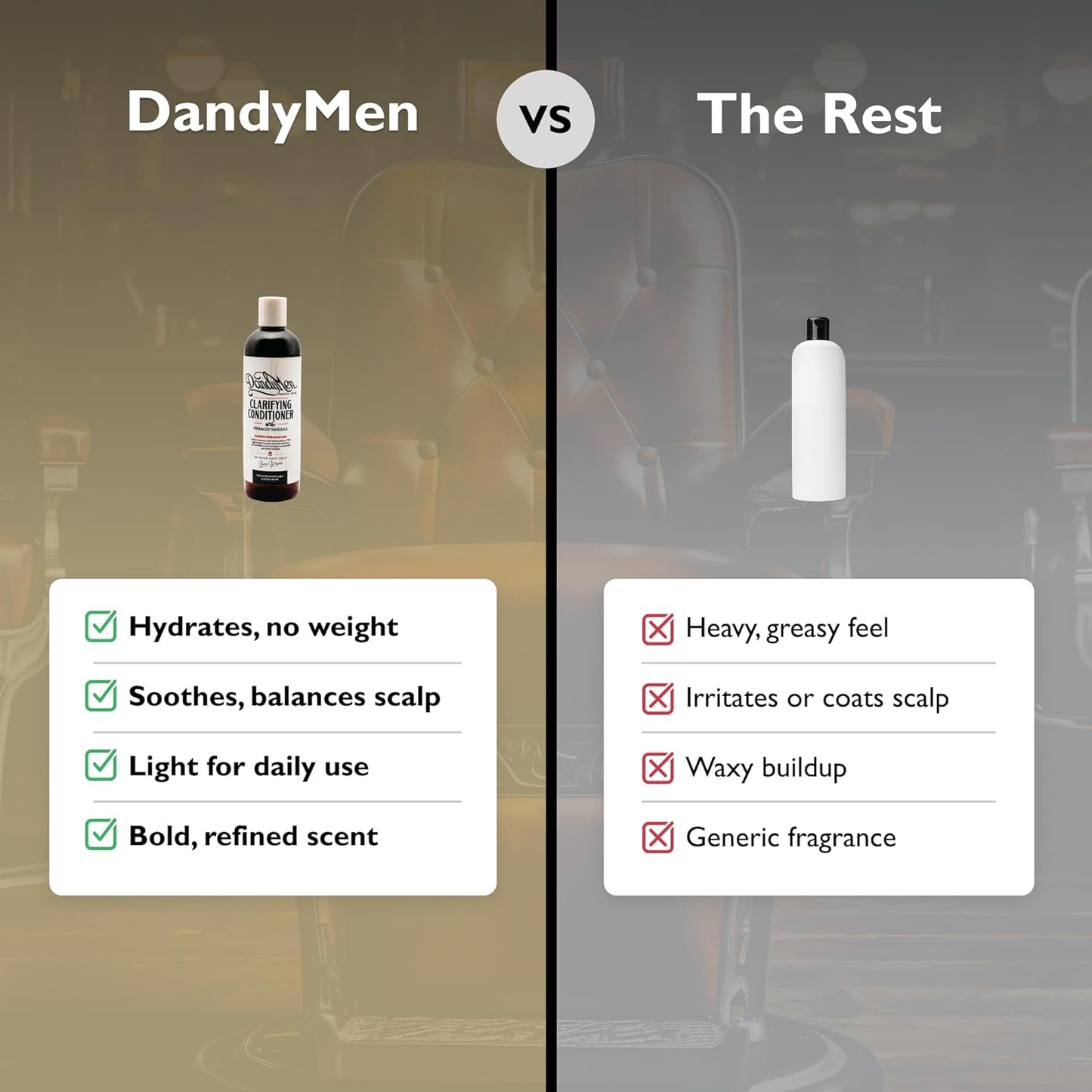 Tea Tree Clarifying Conditioner | Hydrating and Soothing Formula with Aloe Vera & Pro-Vitamin B5 | 11.83 oz (Tobacco Vanilla)