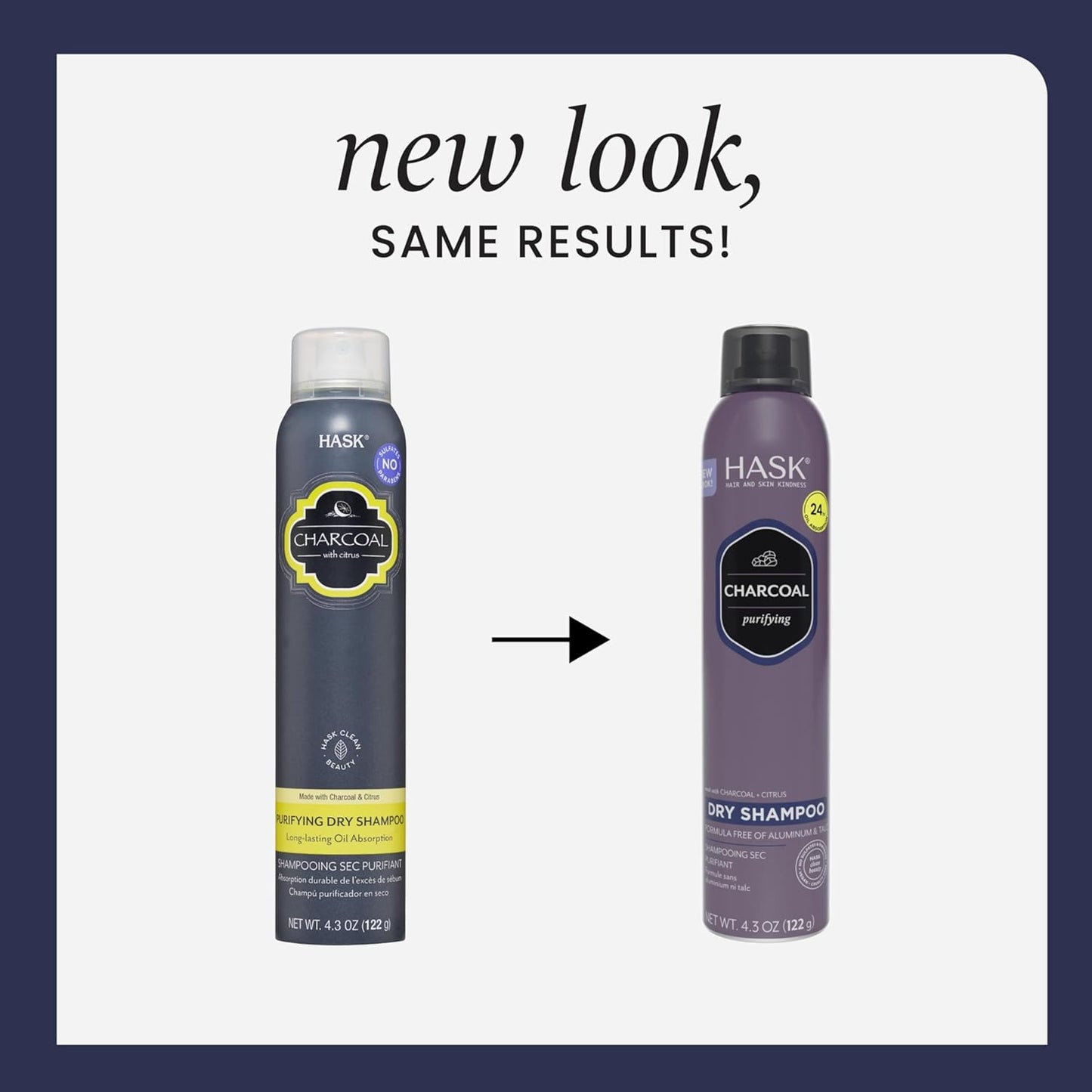 HASK Charcoal Purifying Dry Shampoo – Absorbs Oil, Purifies & Detoxifies Hair, Extends Time Between Washes, No Sulfates or Parabens, Cruelty-Free – 8.1oz