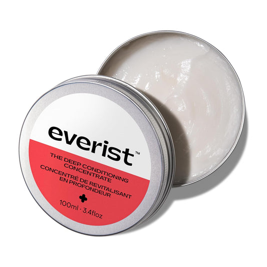 Everist Deep Conditioning Concentrate – 2-in-1 Daily Conditioner & Mask for Dry, Damaged, Frizzy Hair – Glycerin, Aloe Vera, Pumpkin Seed & Baobab Seed Oil – Vegan, Plant-Based, 3.4 fl oz - TIN