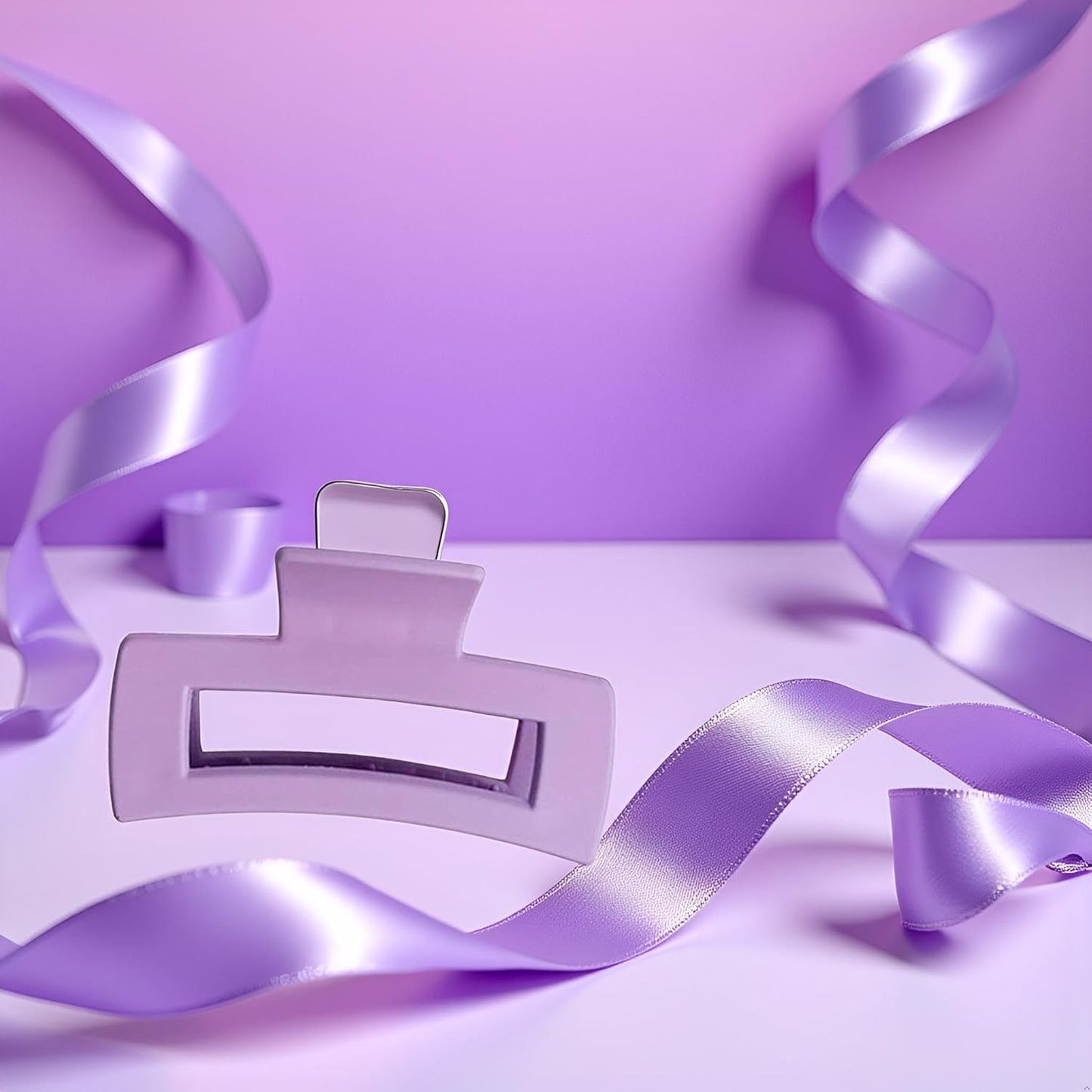 Purple Hair Claw Clips,Hair Clip Retro Hollow Women Fashion Strong Large Clips for Washing Face Ultra-light Styling Accessories Girls, Purple, One Size Hair Clips