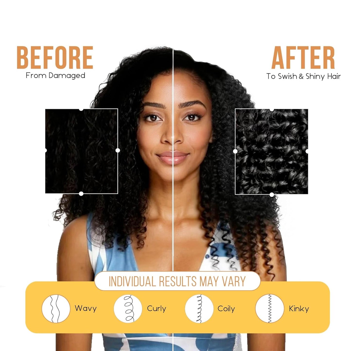 Afrocenchix Smooth Curl Cream – Natural Styling Cream for Afro & Curly Hair – Defines Curls, Adds Shine & Moisture – With Shea Butter, Coconut Oil & Aloe Vera – Vegan, 250ml (9oz)